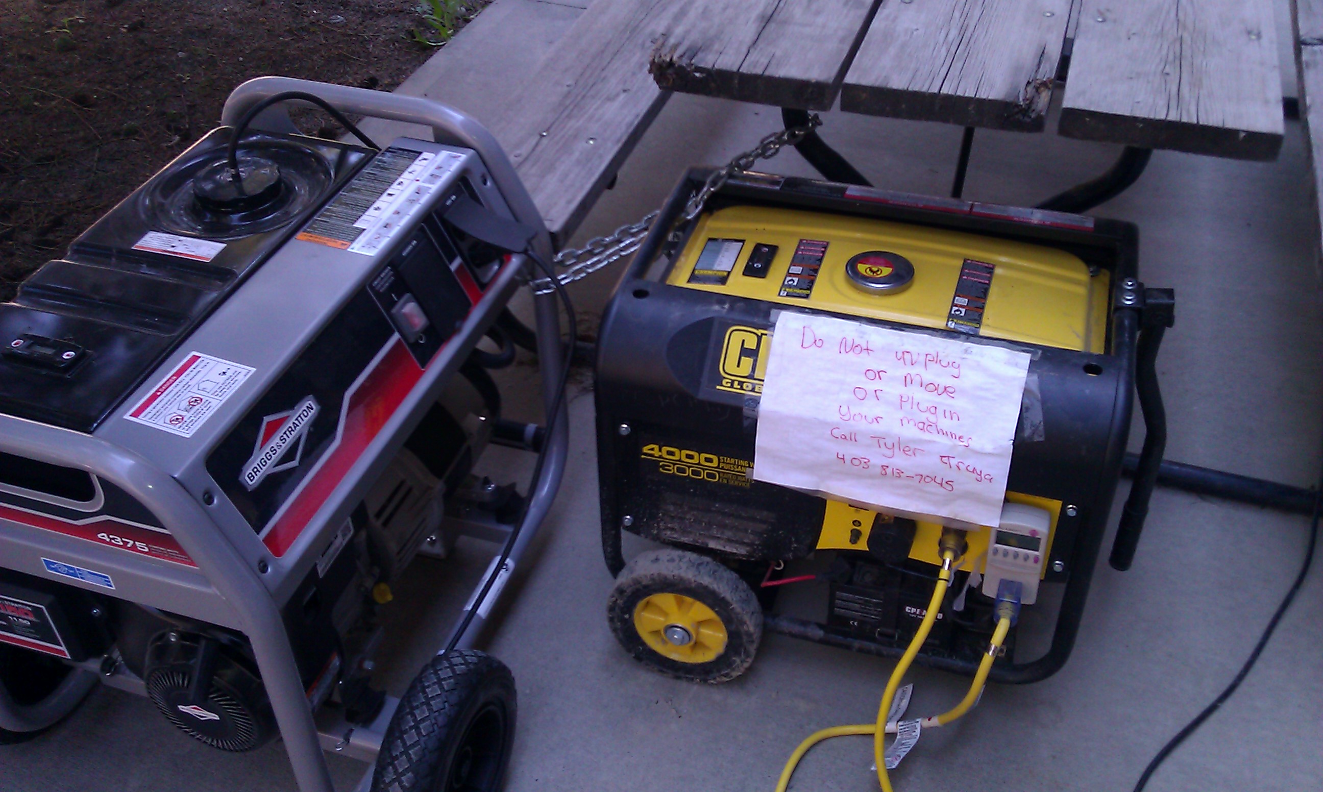 WestNet portable generators keeping tower sites online during the 2013 Calgary flood